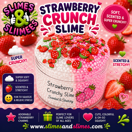 Strawberry Crunch Slime