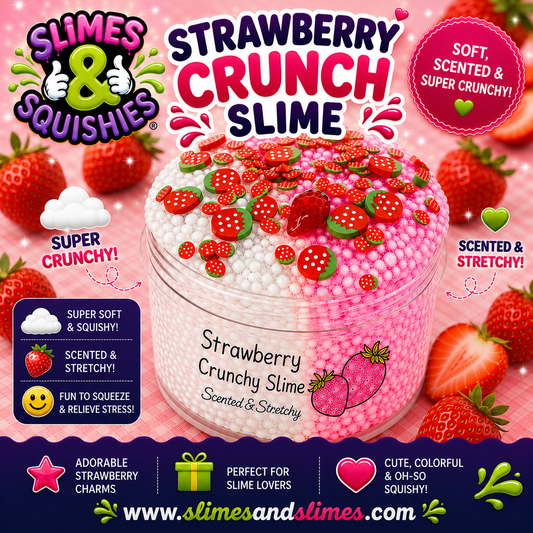 Strawberry Crunch Slime